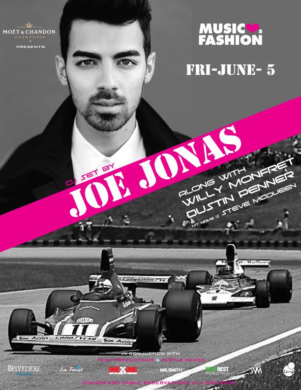 Time Supper Club Joe Jonas Grand Prix Party Montreal