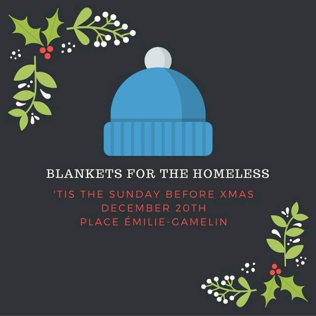 Blankets for the Homeless Montreal