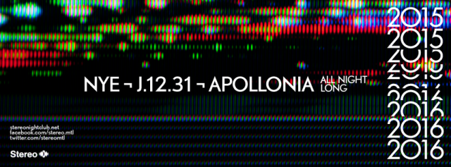 Stereo Apollonia NYE Montreal