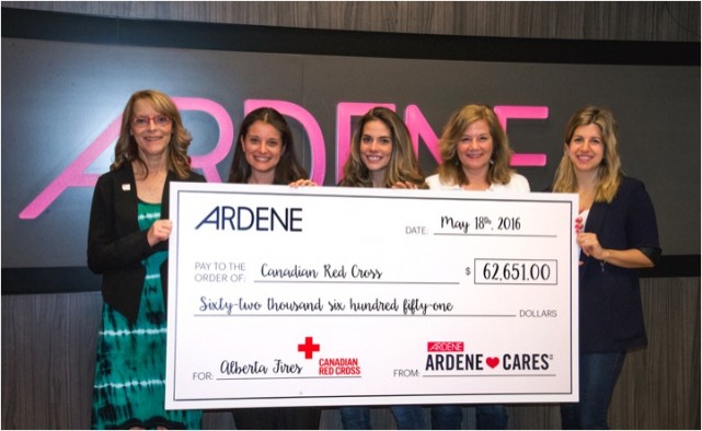 Ardene Red Cross Fort McMurray Montreal