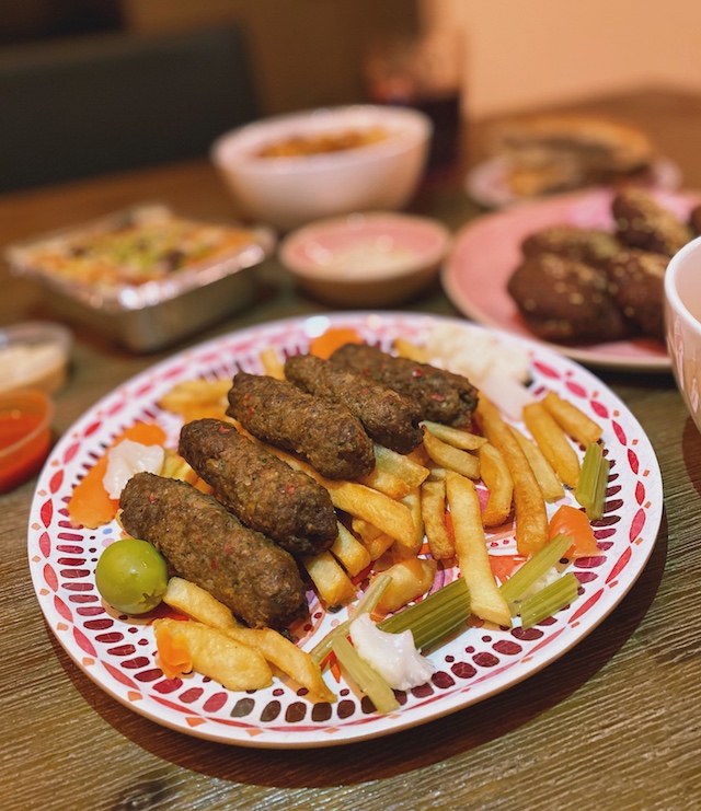 close up of kofta, egyptian food